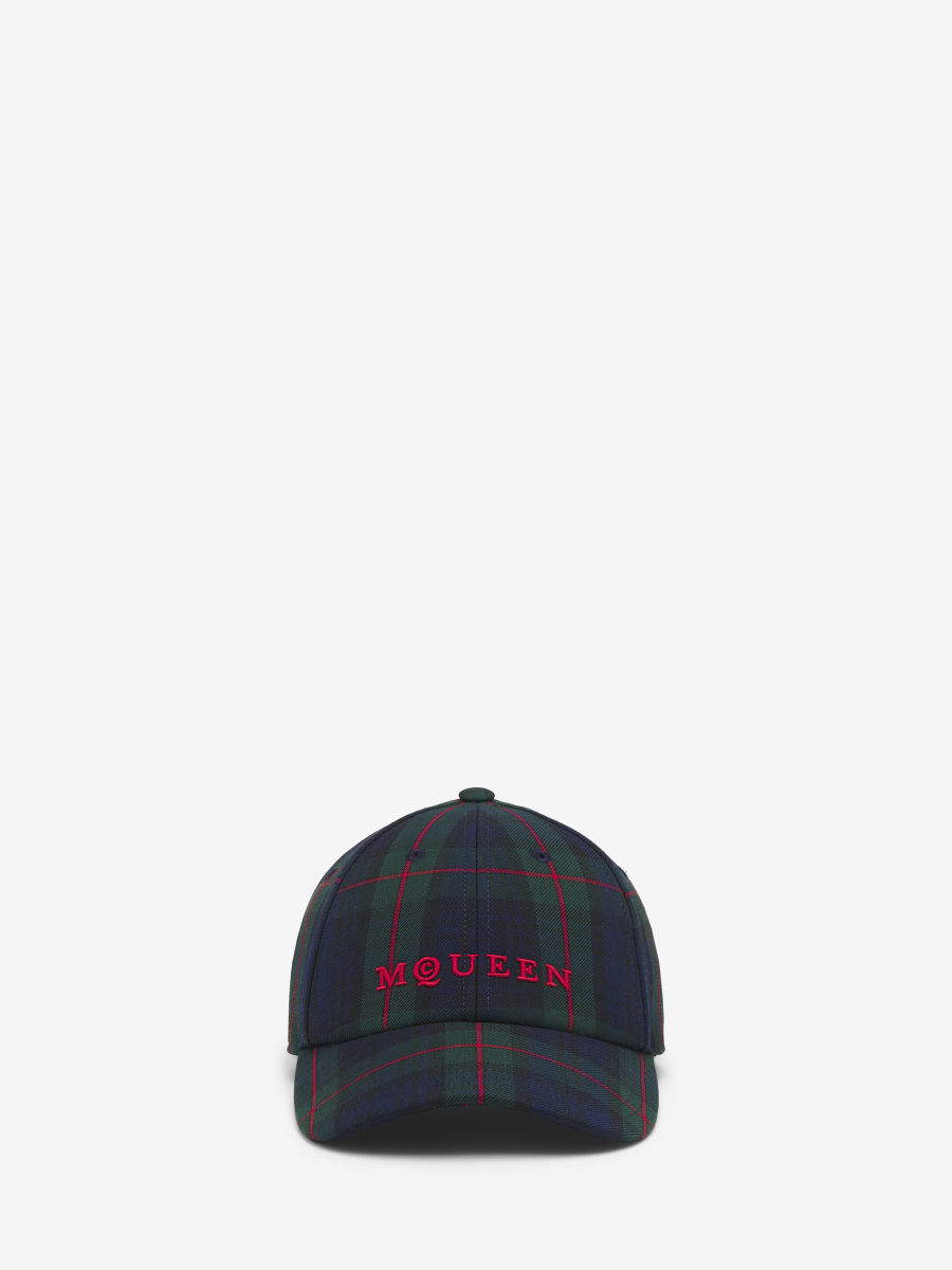 ALEXANDER MCQUEEN - Tartan McQueen Logo Baseball Cap - Item 8386274C09Q4174